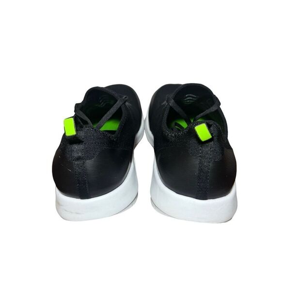 Black and White Athletic Sneakers Oofos slip on size 11
